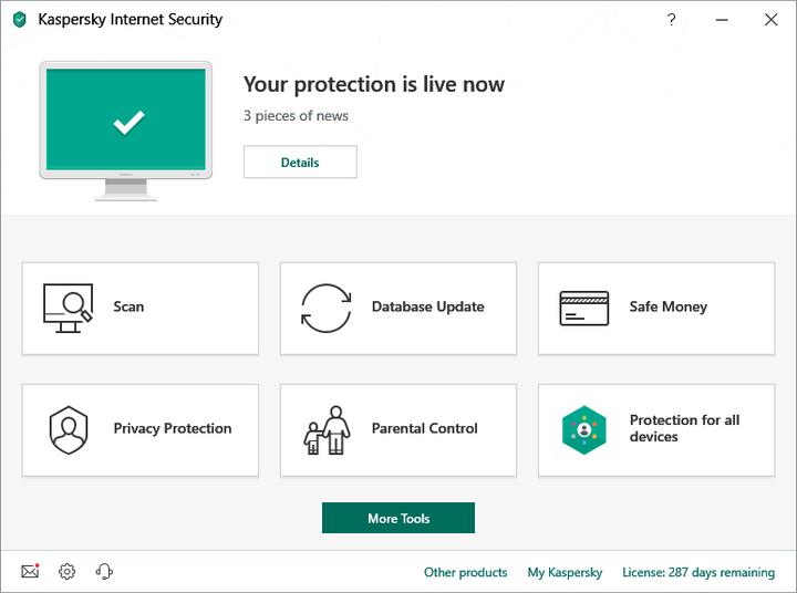 Actual product image Kaspersky Internet Security 2019 (5 User, 12 months)