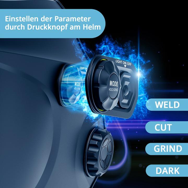 Produktbild Stahlwerk Schweisshelm RAPTOR 3-in-1 Automatik-Schweissermaske mit LED-Licht