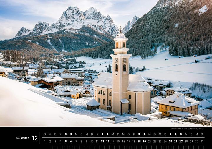 Produktbild Dolomiten Premiumkalender 2026 (50 x 35 cm, Deutsch)