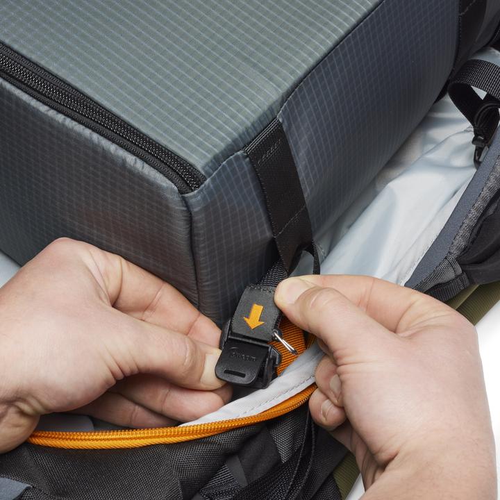 Actual product image Lowepro PhotoSport X BP AW Green Lin (Camera shoulder bag, 48 l)