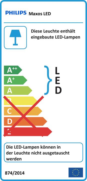 Label énergétique Philips Luminaire PLS Support de lumière à LED 4MX850 #66120699 (5500 lm)
