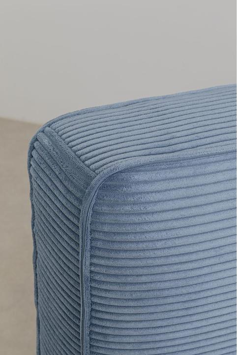 Produktbild Kare Design Bett East Side Cord Blau 180x200cm (180 x 200 cm)