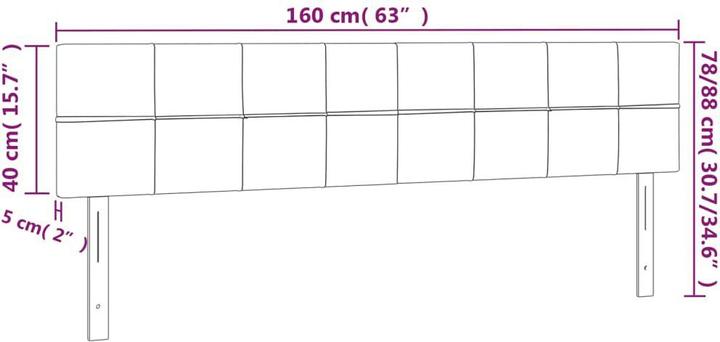 Produktbild VidaXL Alyssa (160 x 5 x 88 cm)