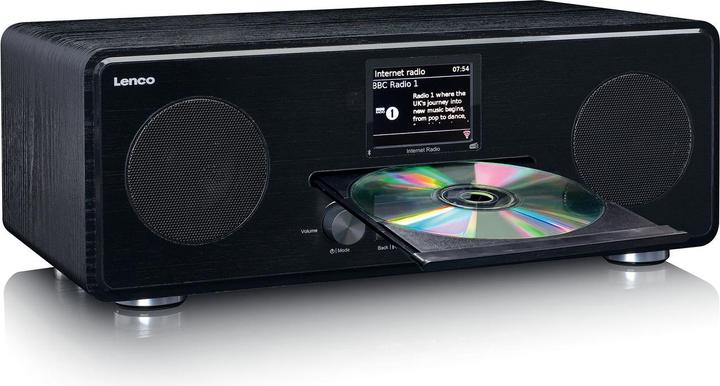 Immagine prodotto Lenco DIR-260BK (FM, DAB, Web radio, VHF, WiFi, Bluetooth)