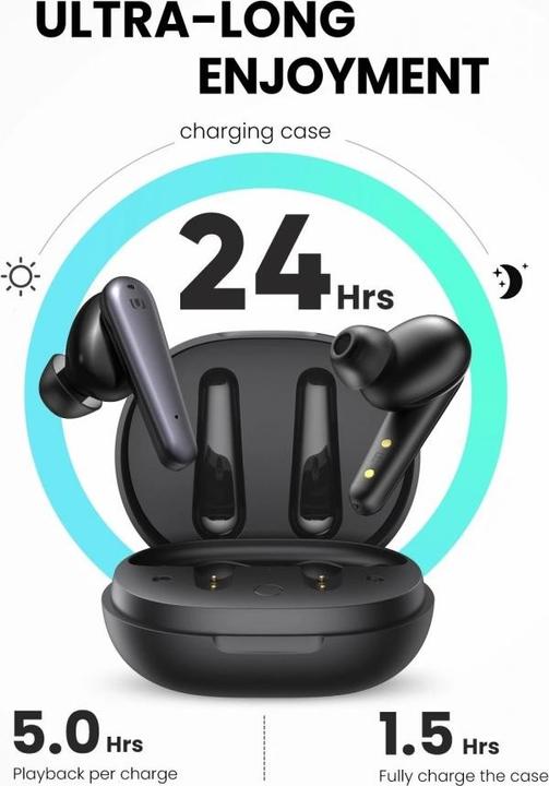 Actual product image Ugreen HiTune T1 Bluetooth 5.0 Earbuds (ANC, 24 h, Wireless)