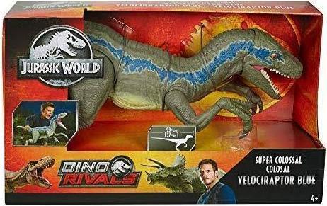 Actual product image Jurassic World Giant dinosaur Velociraptor