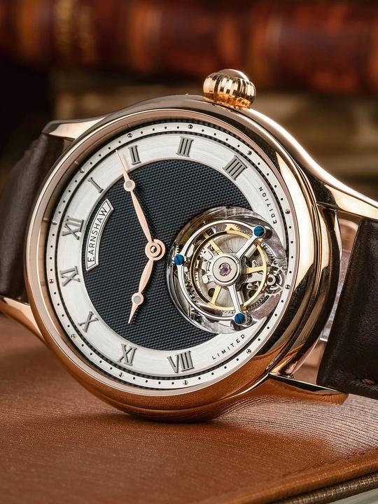 Actual product image Thomas Earnshaw ES-8213-03 Palmerston Tourbillon Skeleton Men's Watch 42mm (Analogue wristwatch, 42 mm)
