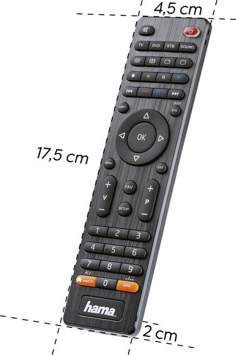 Actual product image Hama Universal remote control TV (Universal remote control, Infrared)