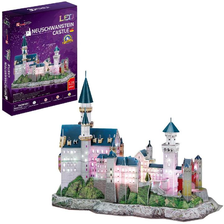Actual product image Cubicfun Puzzle 3D Neuschwanstein Castle (128 pieces)