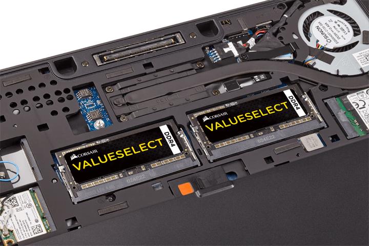 Actual product image Corsair Value Select (2 x 4GB, 2133 MHz, DDR4-RAM, SO-DIMM)