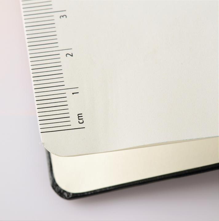 Actual product image Notebook KOMPAGNON A4 lined, black hardcover 192 pages (A4, Lined, Hardcover)