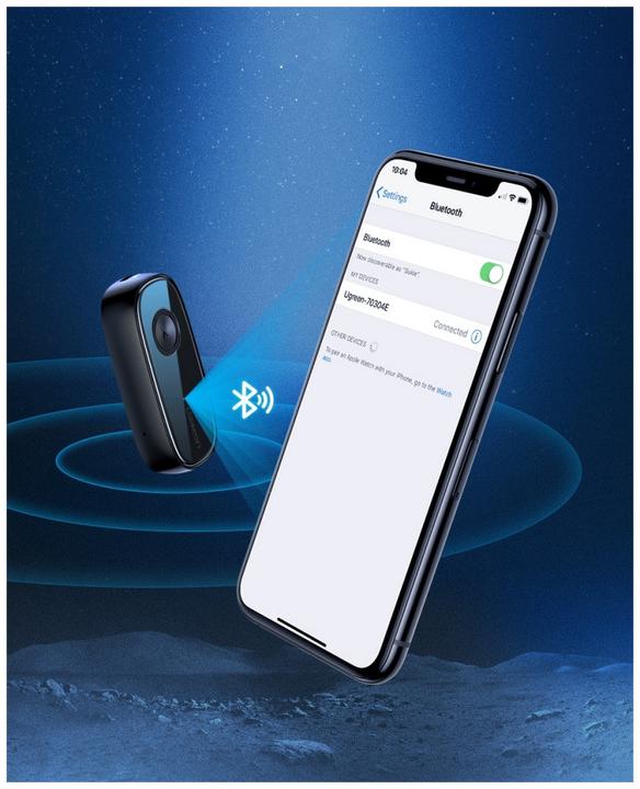 Image du produit Ugreen Adaptateur voiture Bluetooth 5.0 Aux (Récepteur)