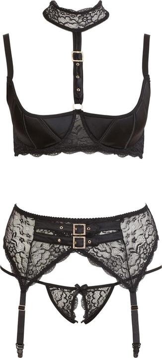 Produktbild Cottelli Collection Hebe-Strapsset (XXL, 95 E)