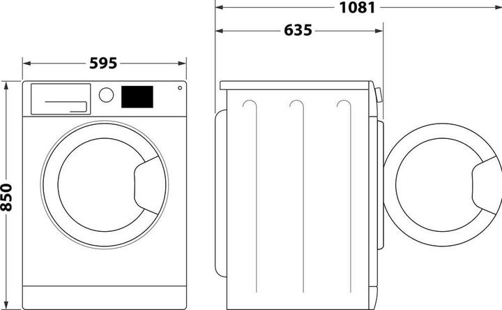Nutritional values and ingredients Whirlpool FFD 11469 BV EE (11 kg, Left)