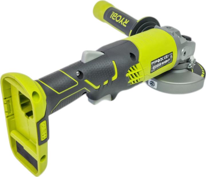 Actual product image Ryobi R18AG-0 Cordless angle grinder 18 V ONE+ 115 mm + 2x battery 5.0 Ah + charger (115 mm)