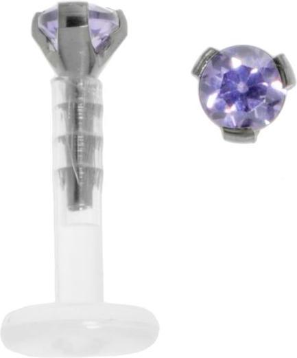 Hellviolett, Silber, Transparent