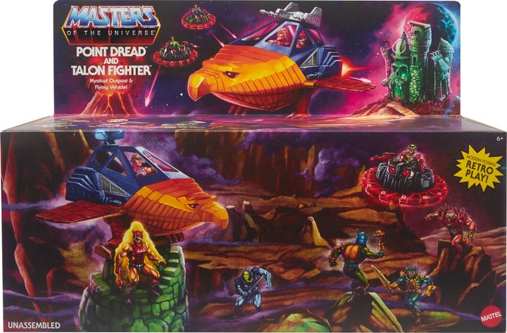 Actual product image Mattel Masters of the Universe Origins Exclusive Talon Fighter w/ Point Dread