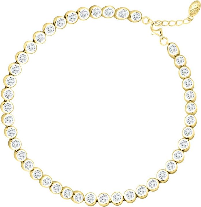 Actual product image Candy Nari bracelet, 925 sterling silver, gold-plated (20 cm, 18k gold-plated, 925 Sterling silver)