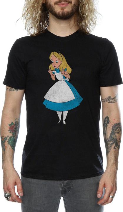 Actual product image Disney Mens Alice In Wonderland Surprised Alice T-Shirt (M)