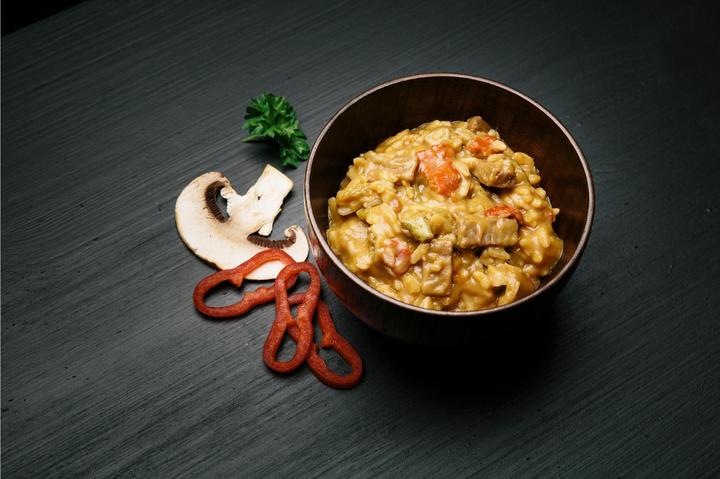 Image du produit REAL Plat principal Boeuf aux légumes et riz (145 g)