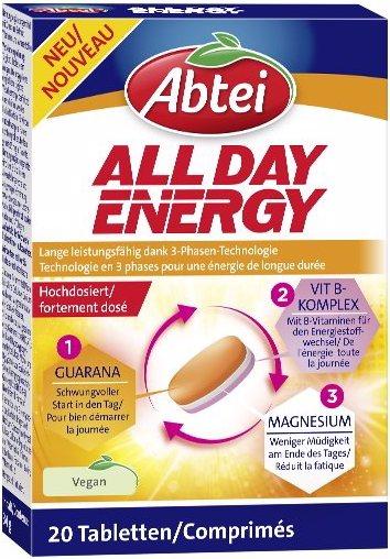 Image du produit Abtei All Day Energy cpr (20 pièce(s), Cachets, 500 g)
