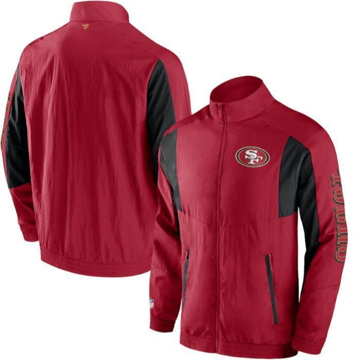 Fanatics San Francisco 49ers Woven Track Jacket XL (XL)