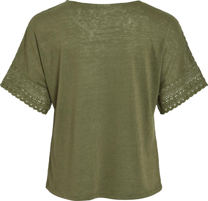 Actual product image Vila Round neck top with short sleeves (XS)