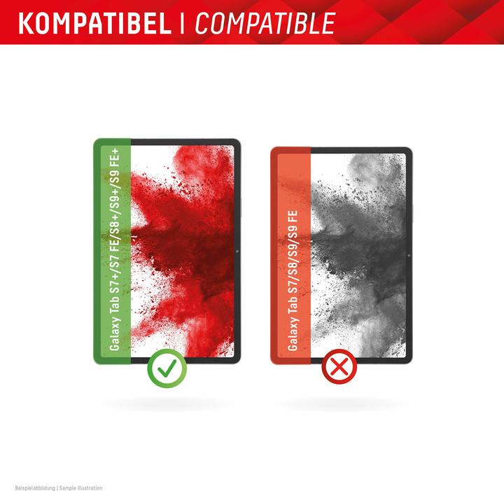Immagine prodotto Displex Tablet Glass, Tablet Schutzglas (1 Pezzo/i, Galaxy Tab S7+, Galaxy Tab S7 FE, Galaxy Tab S8+, Galaxy Tab S9+)