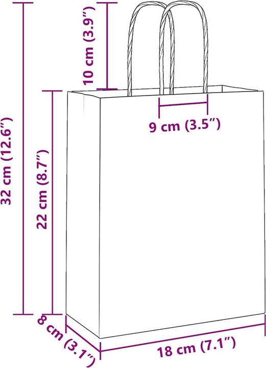 Produktbild VidaXL Marijo (Geschenktüte, 250 x)