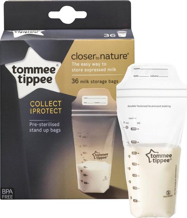 Actual product image Tommee Tippee bags for storing milk, 36 pcs, 42302241