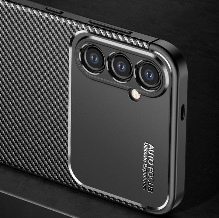 Immagine prodotto Screenguard Caso di design al carbonio (Samsung Galaxy S24+)