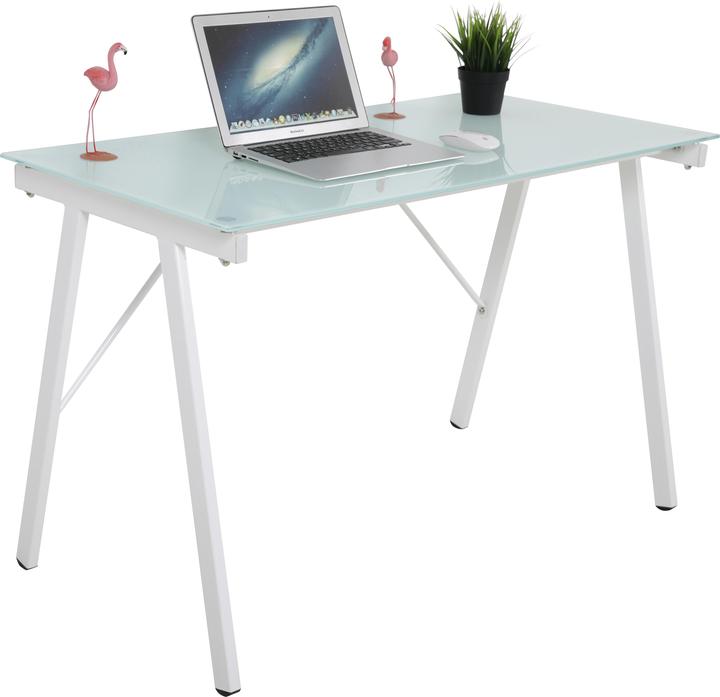 Produktbild Möbilia Schreibtisch s weiss (113 x 73 x 58 cm)