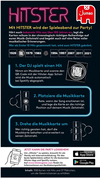 Image du produit Jumbo Hitster (Allemand)