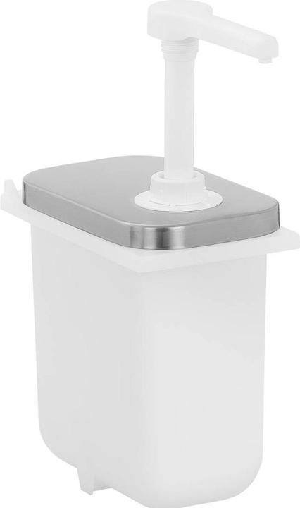 Royal Catering Saucenspender Pumpspender Senfspender Dosierspender Edelstahl 2 Pumpen 2 x 2 L