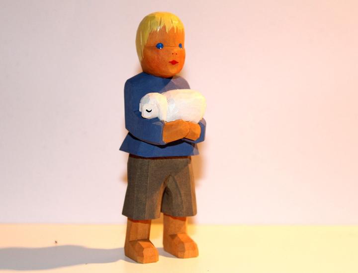 Immagine prodotto Lotte Sievers-Hahn Pastore con agnello in borsa di cotone