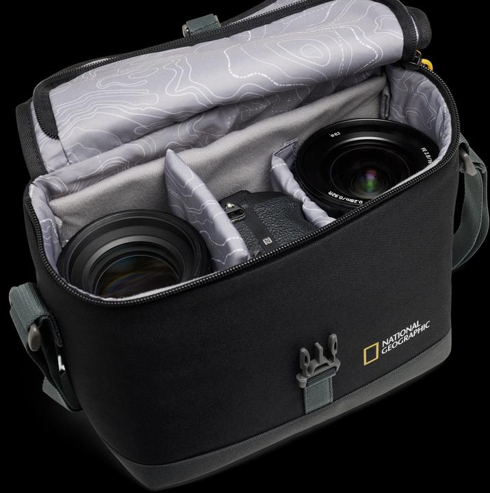 Produktbild National Geographic Kamera-Tasche Medium Schwarz (Kamera Schultertasche, 6.25 l)