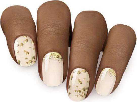 Actual product image MoYou London Gel Nail Strips No Pain No Champagne (Nail varnish dryer)