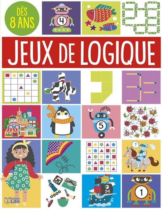 Image du produit Jeux de logique : dès 8 ans (Français, Collectif, 2023)