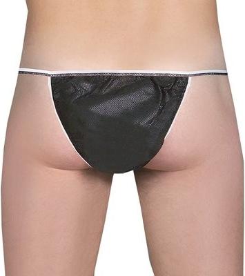 Actual product image You Nails Wellness disposable briefs men black 100 pcs.
