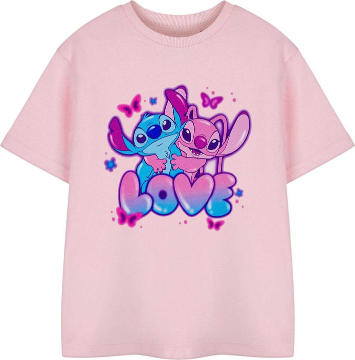 Produktbild Lilo & Stitch Love TShirt Mädchen kurzärmlig (158, 164)