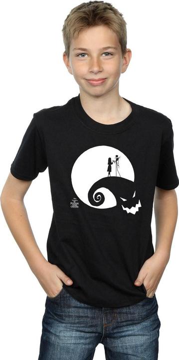 Actual product image Disney Boys Nightmare Before Christmas Moon Oogie Boogie T-Shirt (140, 146)