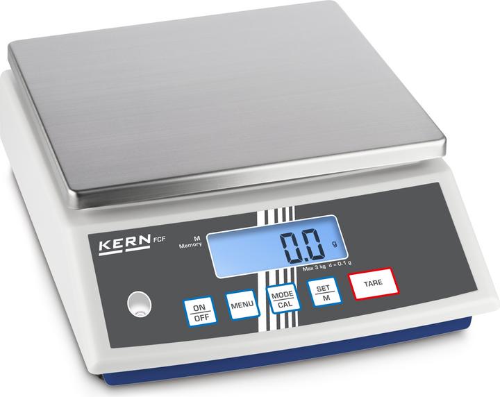 Kern Compact table scale versatile functions and high accuracy for industry catering