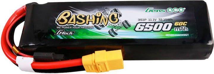 Produktbild Gens Ace G-Tech 6500mAh 11.1V 60C 3S1P Lipo Battery Pack with XT90-Bashing Series (11.10 V, 6500 mAh)
