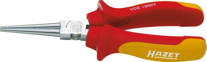 Immagine prodotto HAZET Pinza a becco tondo ∙ con isolamento di protezione 1826VDE-22 (160 mm)