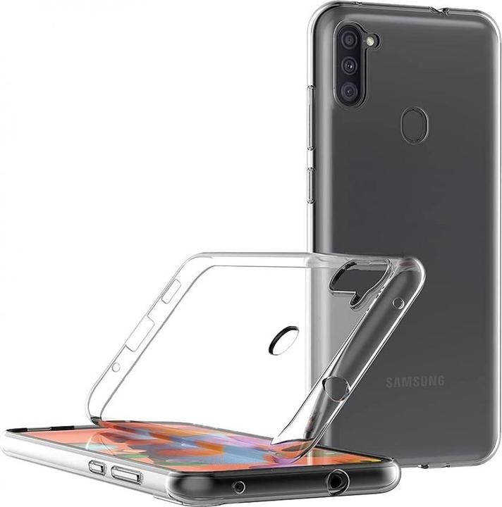 Actual product image Screenguard Samsung Galaxy M11 Flexible TPU Clear Case (Samsung Galaxy M11)