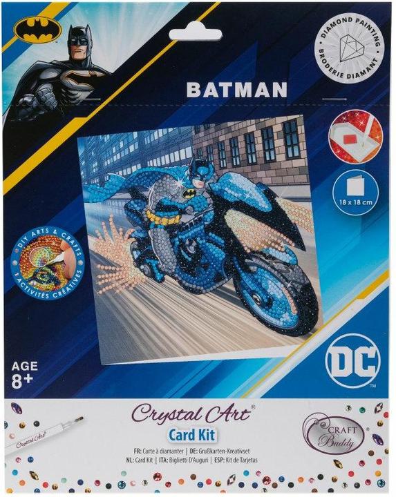 Produktbild Craft Buddy Batman, 18x18cm Crystal Art Card