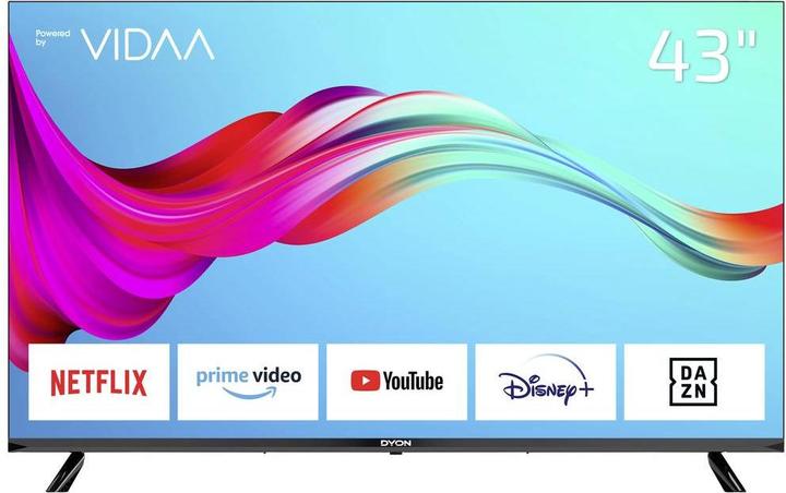 Dyon SMART 43 VX LED-TV 108cm 43 Zoll EEK E (A - G) DVB-S2, DVB-C, DVB-T2, CI+, Full HD, Smart TV (43", LED, Full HD)