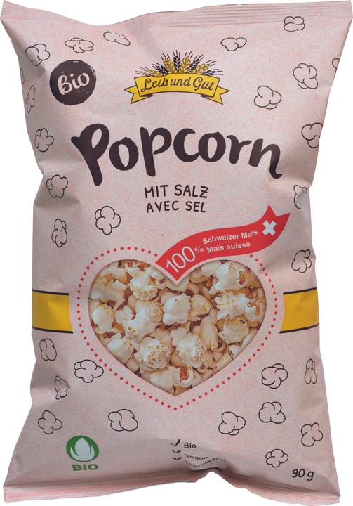Immagine prodotto Leib und Gut Popcorn mit Salz (90 g)