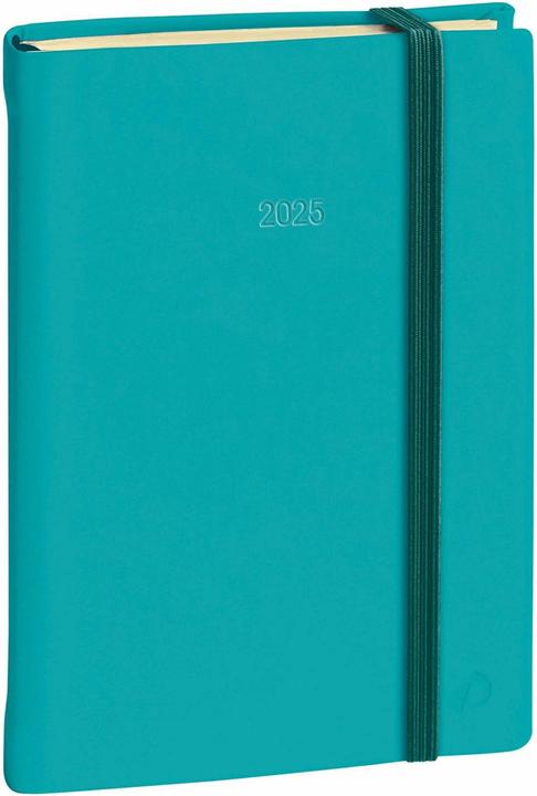 Image du produit Agenda Daily 17 Pr. Silk 2025 376023Q 1T/1S turquoise ML 12x17cm (12 x 17 cm, Anglais, Néerlandais)