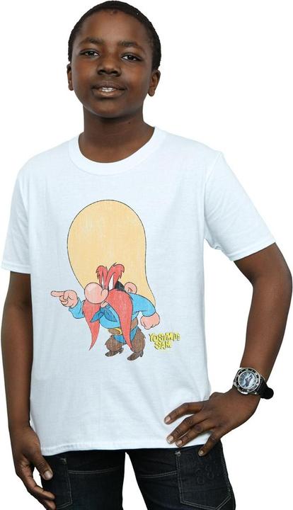 Actual product image Looney Tunes Boys Yosemite Sam Distressed T-Shirt (128)